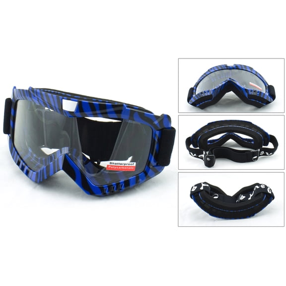 Cloud 9 - Safety Goggles Motorcycle Sports Lenses UV Protection Multicolor