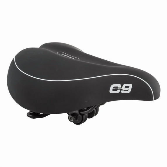 Cloud-9 Unisex Bicycle Comfort Seat Spring, Comfort Multi-Stage Foam Black Vinyl