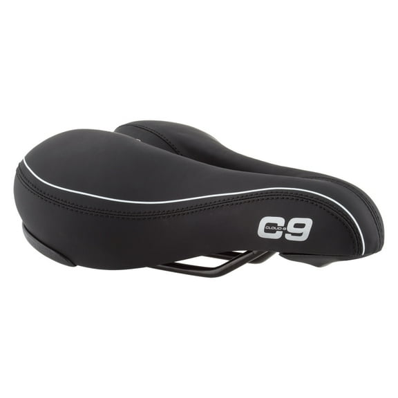 Cloud-9 Unisex Cut Out Bicycle Comfort Seat Airflow Relief Channel Black