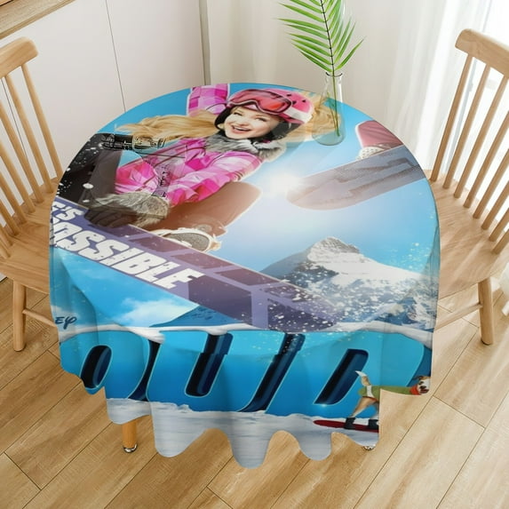 Cloud 9 square tablecloth has an iconic print, fits most tables, and is ...