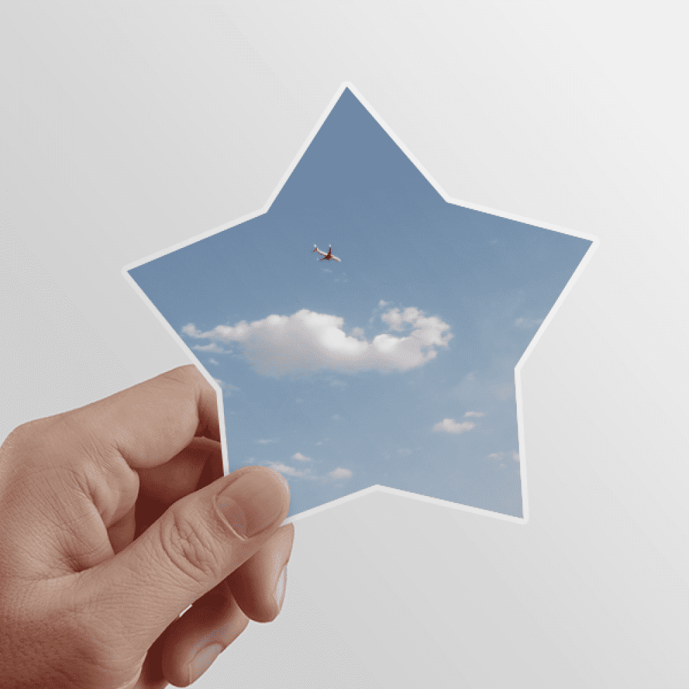 Cloud Air Plane Star Sticker Paster Vinyl Car Tags Decoration Decal ...