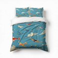 thumbnail image 1 of Cloud Airplane Pattern Bedding Set 3 Pcs Soft Microfiber Quilt Cover For Bedroom Decor, Comforter Cover With 2 Pillowcase, 1 of 5