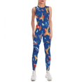 thumbnail image 1 of Cloud Airplane Pattern Women's One Piece Yoga Jumpsuits Leggings Playsuit Gym Suit Fitness Running Athletic Clothes Gym Wear Set, 1 of 6