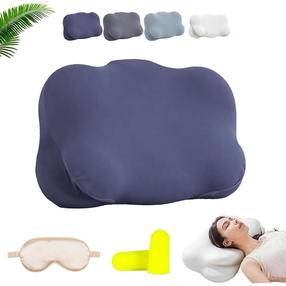 Pillow Mellow Sleep, Cloud Pillow, Neck Pillow, Ergonomic Memory Foam Pillows, Cervical Neck Support Pillow, for Side Back Stomach Sleepers