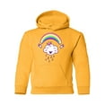 thumbnail image 1 of Cloud And A Rainbow Hoodie Juniors -Image by Shutterstock,  x-Large, 1 of 4