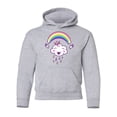thumbnail image 1 of Cloud And A Rainbow Hoodie Juniors -Image by Shutterstock,  x-Large, 1 of 4