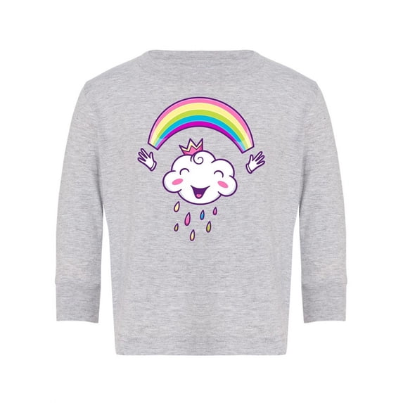 Cloud And A Rainbow Long Sleeve Toddler -Image by Shutterstock, 3 Toddler
