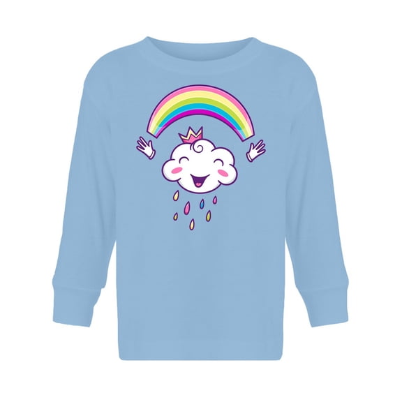 Cloud And A Rainbow Long Sleeve Toddler -Image by Shutterstock,  4 Toddler