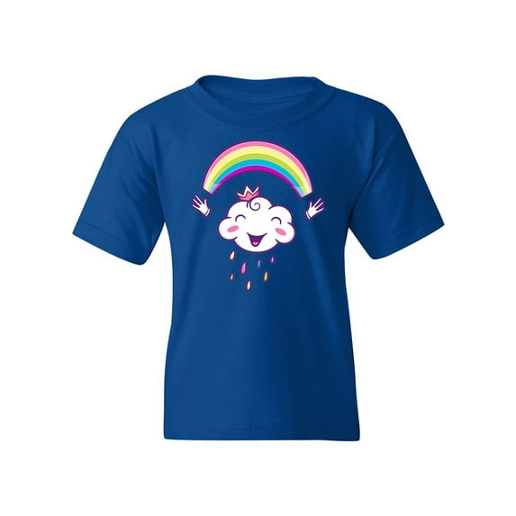 Cloud And A Rainbow T-Shirt Juniors -Image by Shutterstock, Large