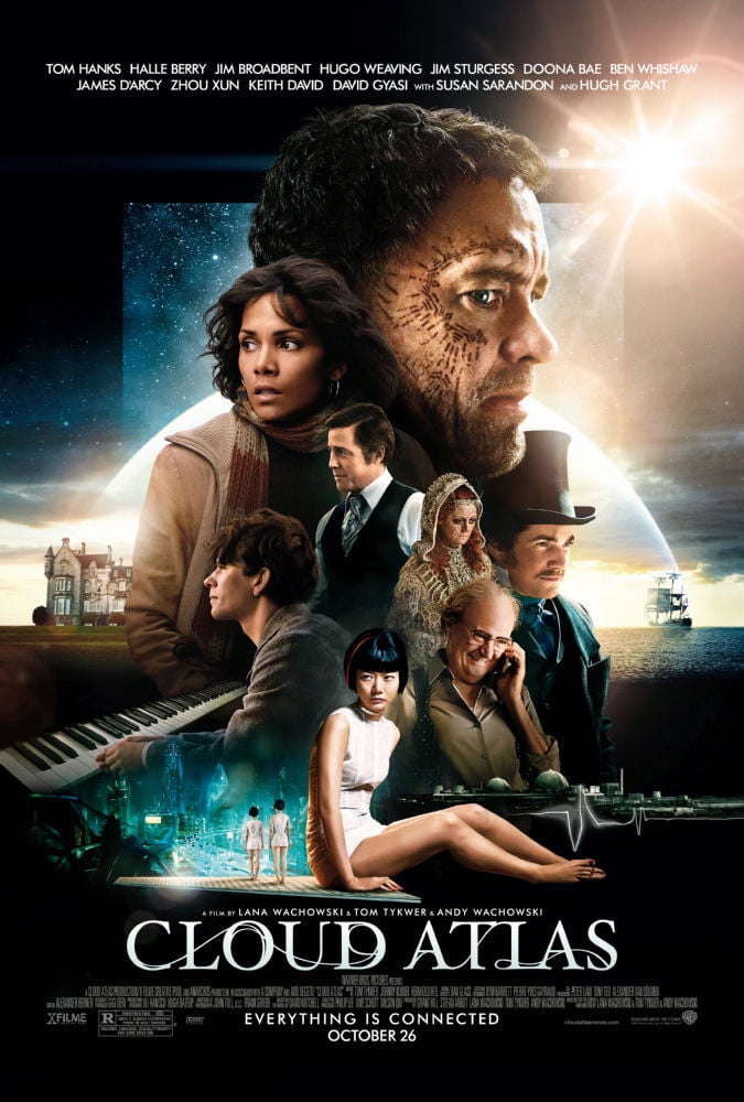 Cloud Atlas Movie Poster 24inx36in Poster Art Poster 24x36 Unframed, Age: Adults, Rectangle Poster Time