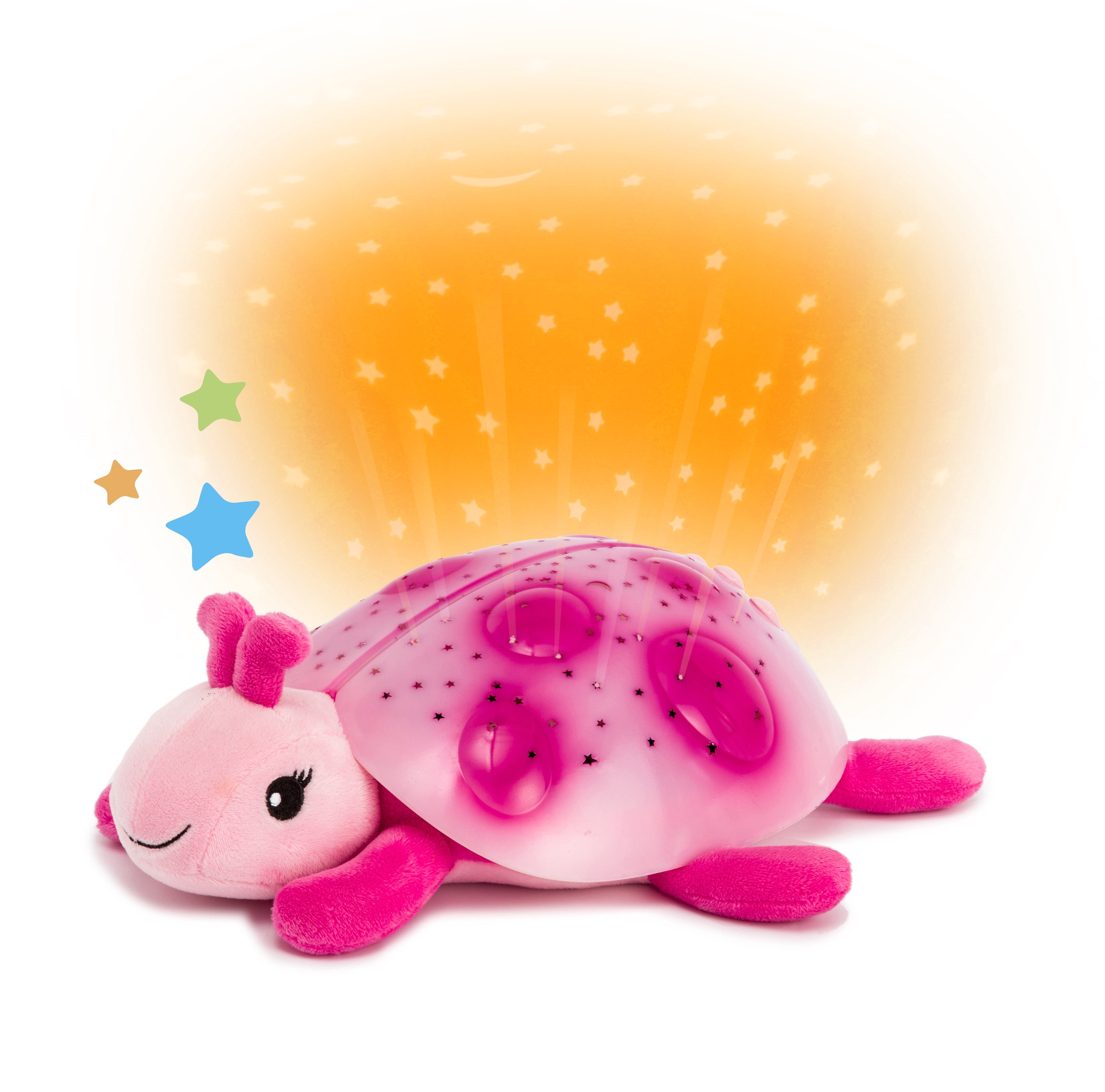 Cloud B Twilight Ladybug Star Constellation LED Night Light, Pink