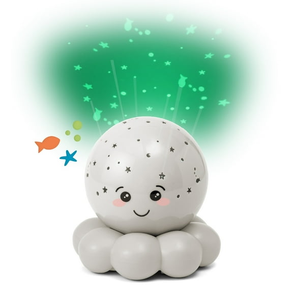 Cloud B Twinkles To Go Octo Projector Nightlight Toy - Grey