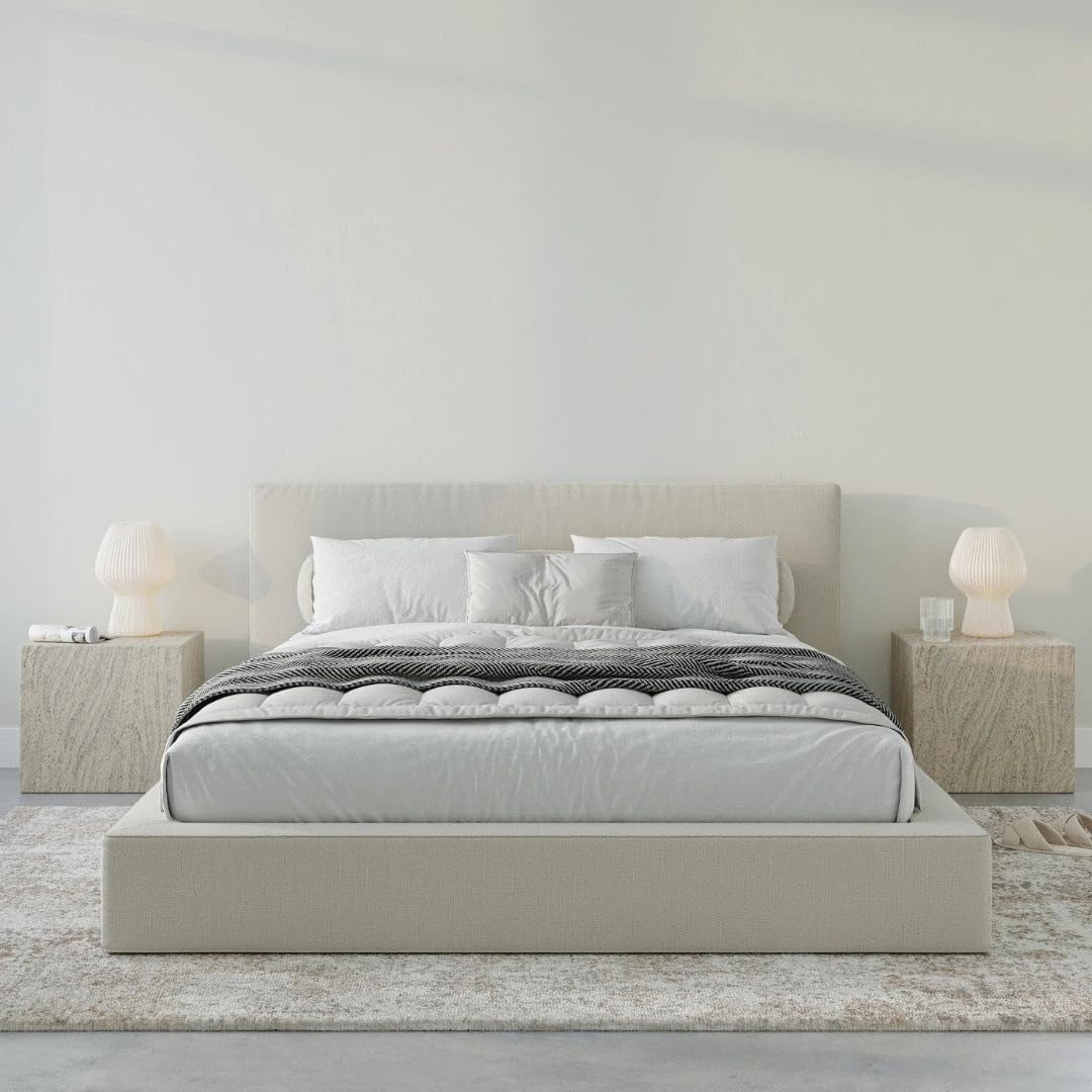 Cloud Bed Washable Upholstered Soft Frames Rh Headboard And Base