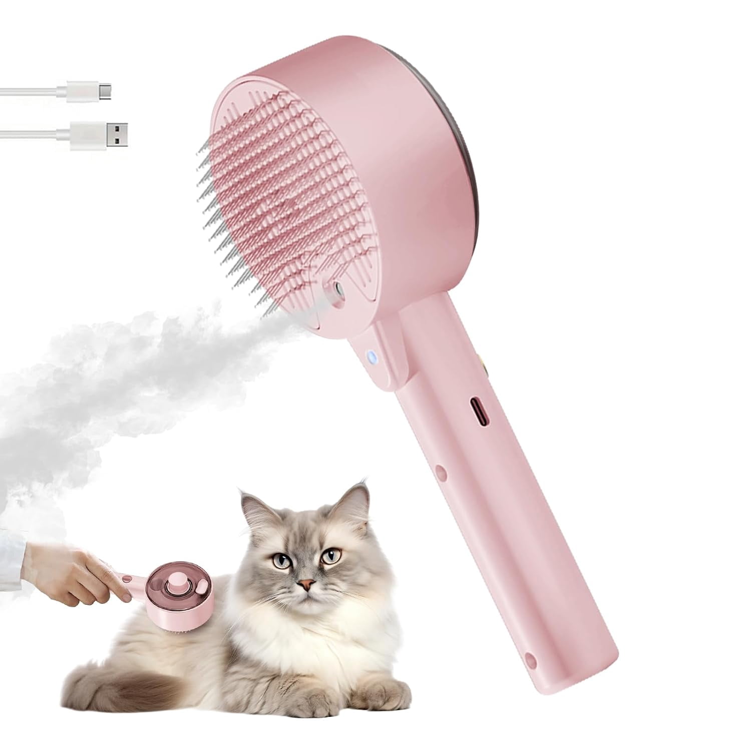 Photo inspiration: Cat Brush For Shedding Cats With Short Hair And Skin Reference: Cloud Care Cat Brush For Indoor Cat Steam Brush For