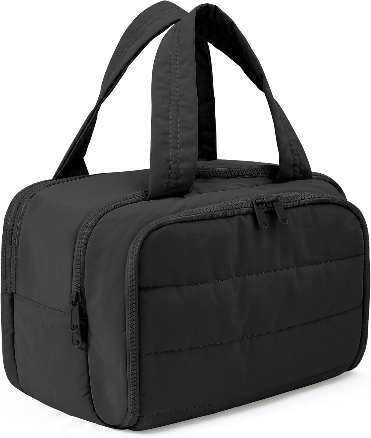Cloud Carry Bag,Travel Toiletry Bag for Women, Large Puffy Cosmetic Bag with Wet-Dry Separation and Multiple Pockets for Organized Essentials