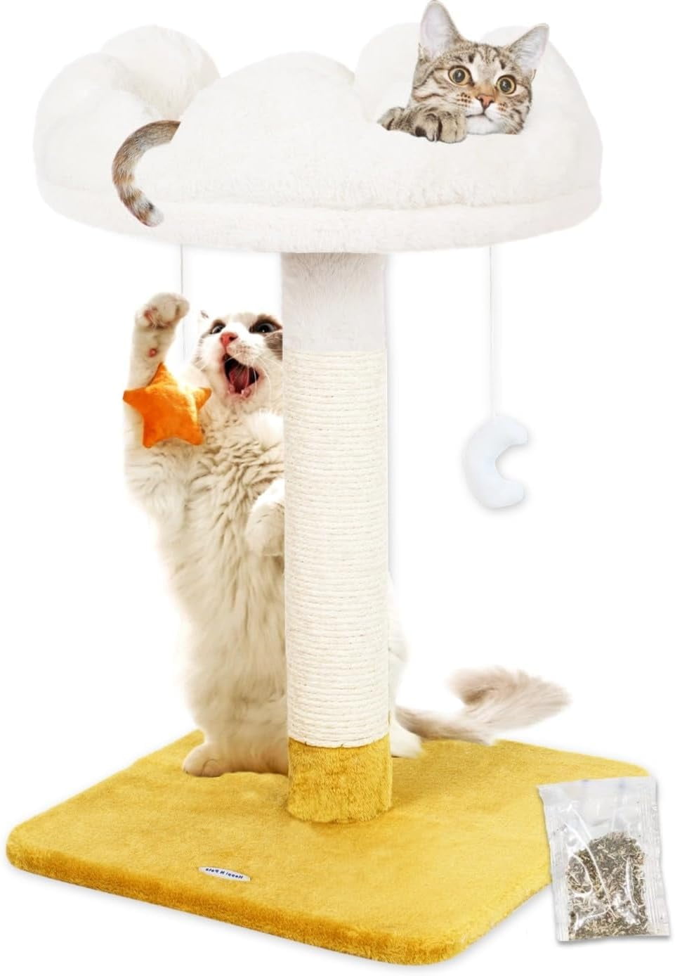 Cloud Cat Tree, Cat Scratching Post with Bed, Small Cat Tree for — free download