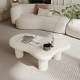 thumbnail image 1 of Cloud Coffee Table for Living Room White Modern 39.4 Inch, 1 of 14