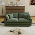 thumbnail image 1 of Cloud Couch, Couches for Living Room with 4 Pillow, Loveseat Sofa for Bedroom Apartment, Deep Seat Sofa, Green, 1 of 7