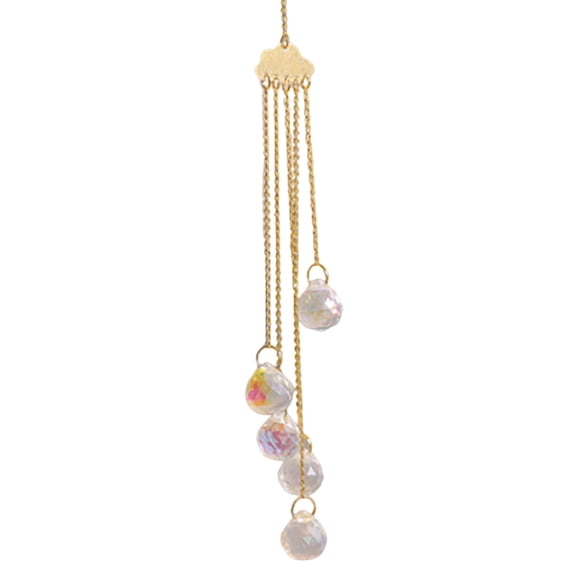 Cloud Crystal Ball Suncatcher, Iridescent Prism Window Hanging Ornament For Home Decor Gift