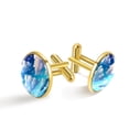 thumbnail image 1 of Cloud Elegant Men's Cufflinks Set, for Formal Attire, Crafted with Durable Stainless Steel, Ideal for Business Meetings and Special Occasions, 1 of 6