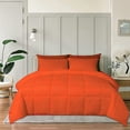 thumbnail image 1 of Cloud Fino 100% Cotton Comforter, All Season Quilted, 600 Thread Count,Luxury Box Stitched Comforter Set, Cooling Soft Bedding Set !!(Orange,Twin/Twin XL), 1 of 5