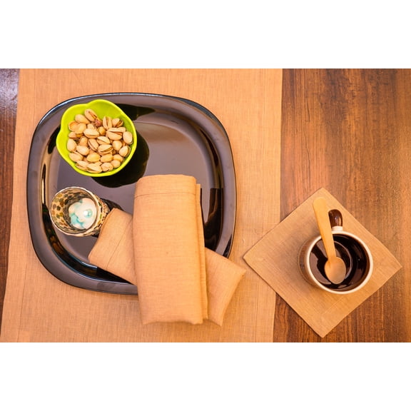 Cloud Fino Linen Dinner Napkins (18x18 Set of 12), 100% French Flax Stone Washed for Softness and Durability Handcrafted.(Natural)