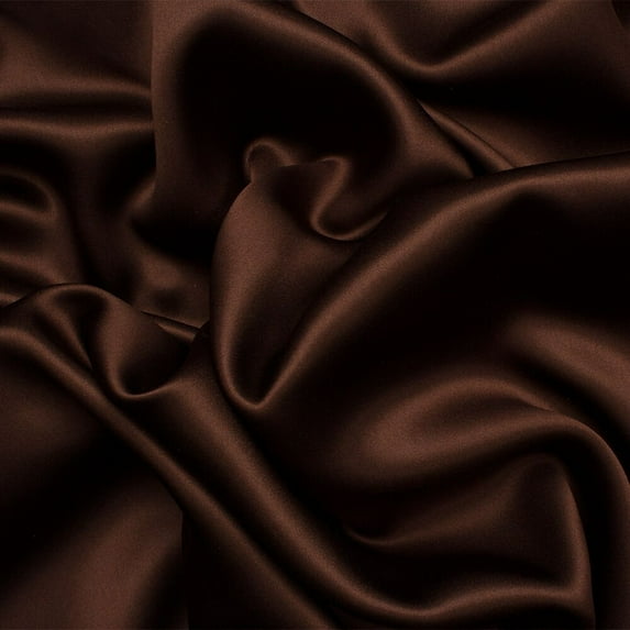 Cloud Fino Split Cal King Size Sheets for Adjustable Beds Soft Luxury 5-Piece Silk Satin Bed Sheets Set-Chocolate