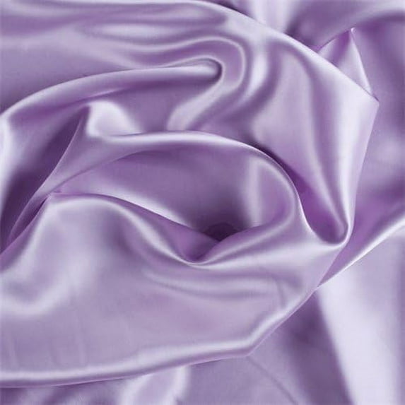 Cloud Fino Split King Size Sheets for Adjustable Beds Soft Luxury 5-Piece Silk Satin Bed Sheets Set-Lilac