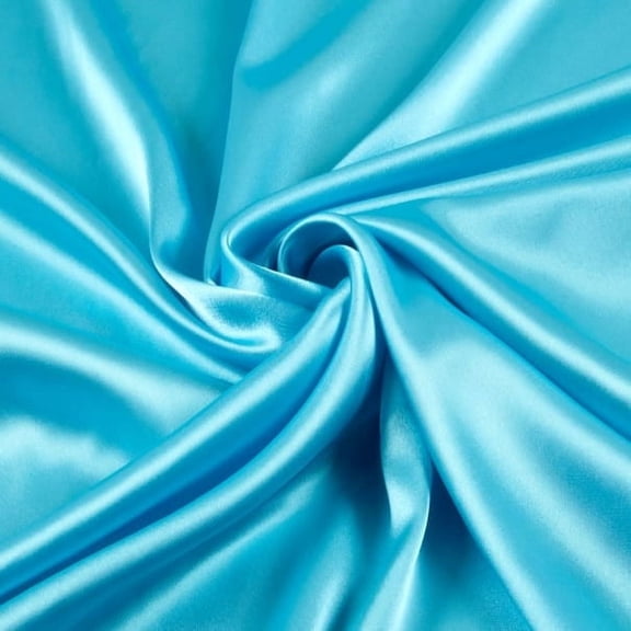 Cloud Fino Split Queen Size Sheets for Adjustable Beds Soft Luxury 5-Piece Silk Satin Bed Sheets Set-Sky Blue