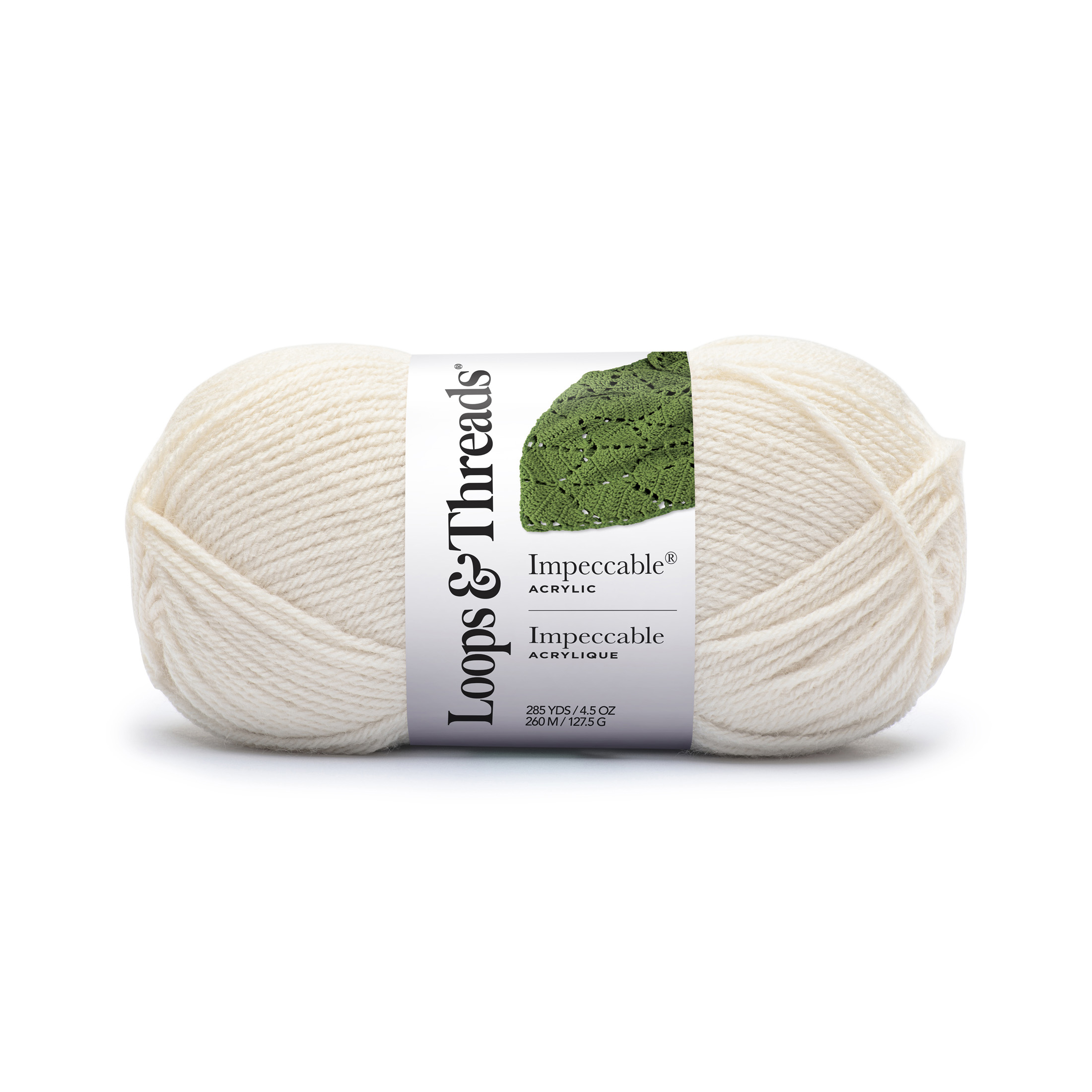 Loops & Threads Cloud Impeccable Yarn - Medium Weight Yarn for Knitting, Crochet, Weaving, Arts & Crafts, 18 Pack