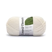 Loops & Threads Cloud Impeccable Yarn - Medium Weight Yarn for Knitting, Crochet, Weaving, Arts & Crafts, 18 Pack