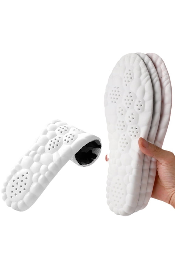 Cloud Insoles,Memory Foam Cloud Insoles,Besaturate 4D Insoles,4D Clouds Technology Insole,Insoles for Women Man,Cloud Soles for Men Women,4D Cloud Soles,Anti Fatigue(Black M6.5-7.5/W8-)