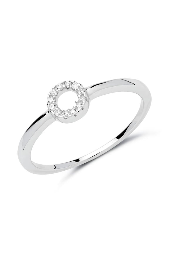 Round Cut 1.9 Ct Moissanite Engagement Ring for Women's - 14K White Gold Plated Wedding Ring for Her - Gorgeous Designer Anniversary Gifts - Causal Office Wear Ring - Promise Gift