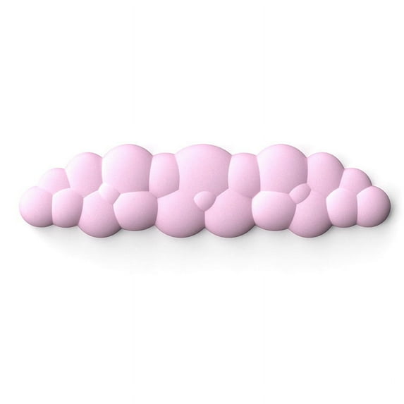 Cloud Keyboard Wrist Rest Soft Leather Memory Foam Wrist Support Cushion for Easy Typing Pain Relief Anti-, E Long