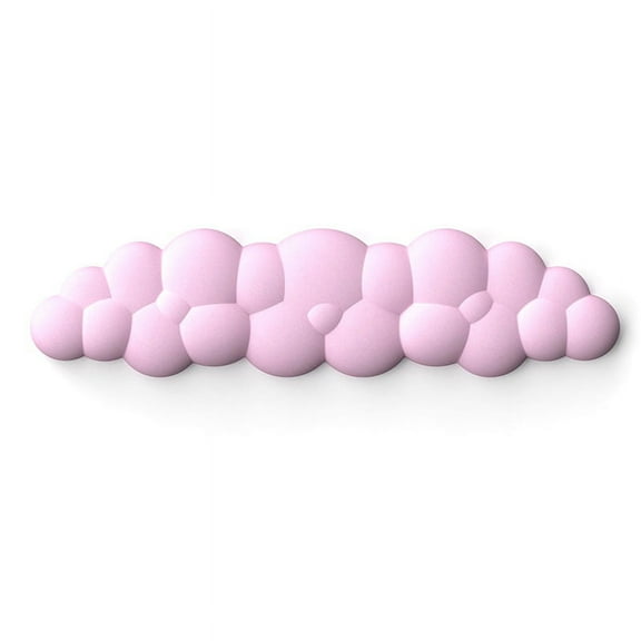 Cloud Keyboard Wrist Rest Soft Leather Memory Foam Wrist Support Cushion for Easy Typing Pain Relief Anti-, B Long