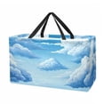 thumbnail image 1 of Cloud Large Capacity Oxford Cloth Reusable Foldable Storage Bins Easter Basket Box, 1 of 7
