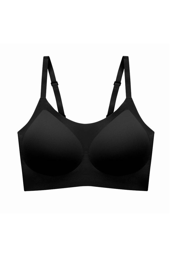 Cloud-Like Seamless Wireless Bra - Adjustable Straps & Fixed Cups One-Size Motion Support Bra with Invisible Comfort Design