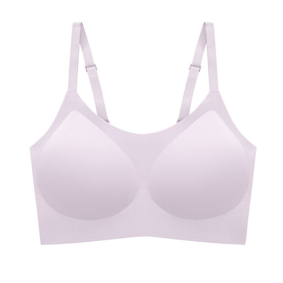 Cloud-Like Seamless Wireless Bra - Adjustable Straps & Fixed Cups One-Size Motion Support Bra with Invisible Comfort Design