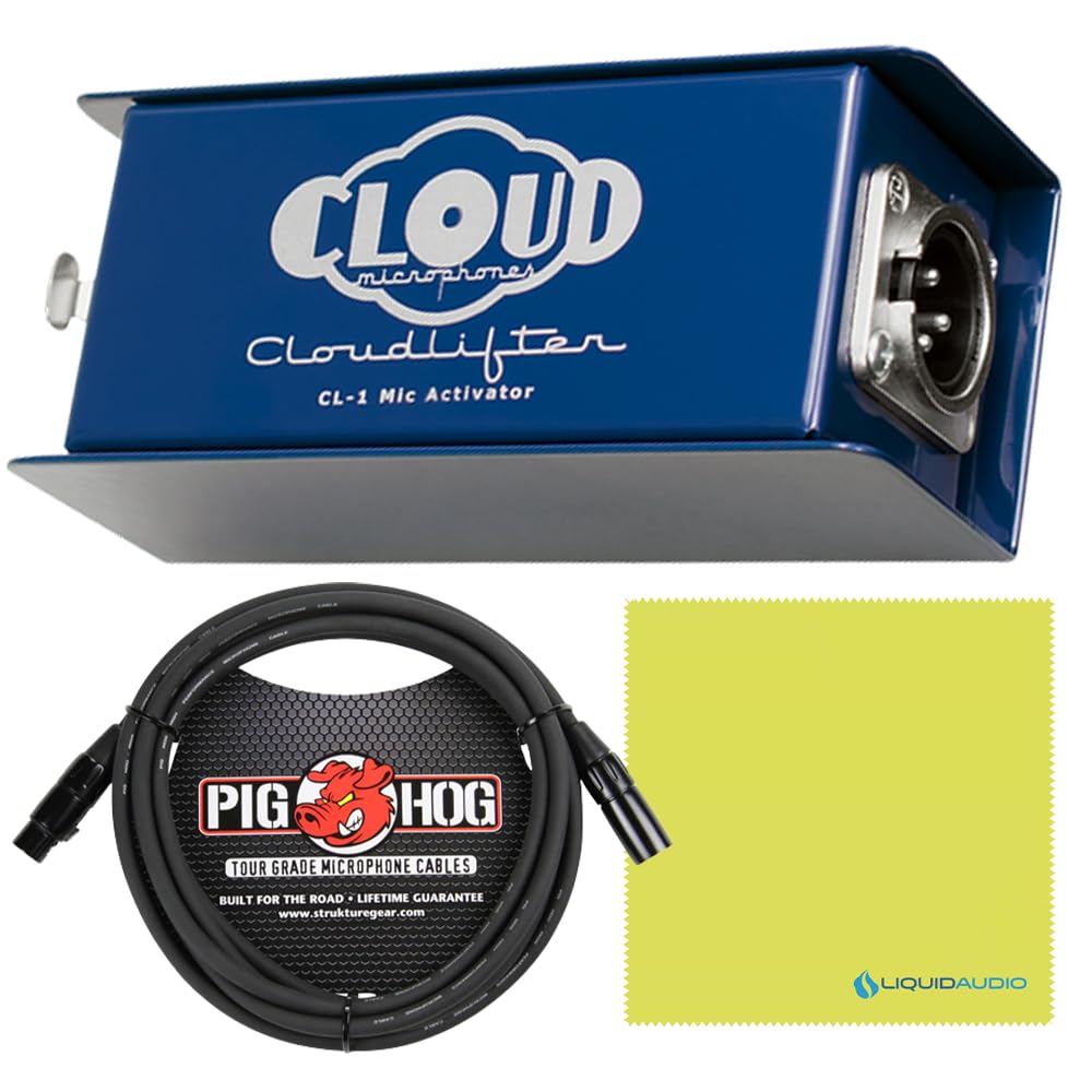 Cloud Microphones CL1 Cloud lifter Mic Activator Bundle w/Pig Hog