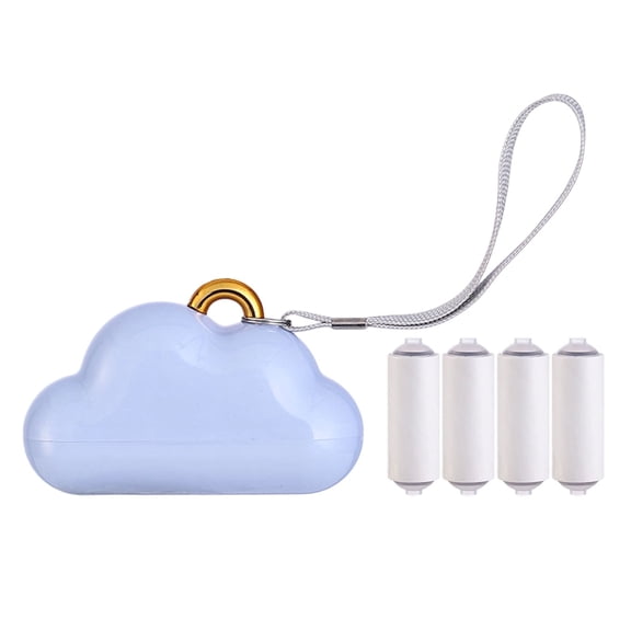 Cloud Mini Lint Roller Travel Size,Reusable Mini Travel Sticky Roller Include 4 Refillable Rollers,Portable Lint Roller Dog and Cat Pet Hair Remover for Clothes,Furniture,Portable Lint Roller
