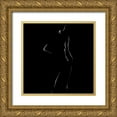 thumbnail image 1 of Cloud, Mountain 15x15 Gold Ornate Wood Framed with Double Matting Museum Art Print Titled - Light A Shadow, 1 of 4