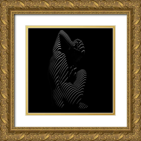 Cloud, Mountain 20x20 Gold Ornate Wood Framed with Double Matting Museum Art Print Titled - Untitled