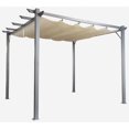 thumbnail image 1 of Cloud Mountain Patio Pergola 10x10 Flat Hanging KD in Beige, 1 of 8