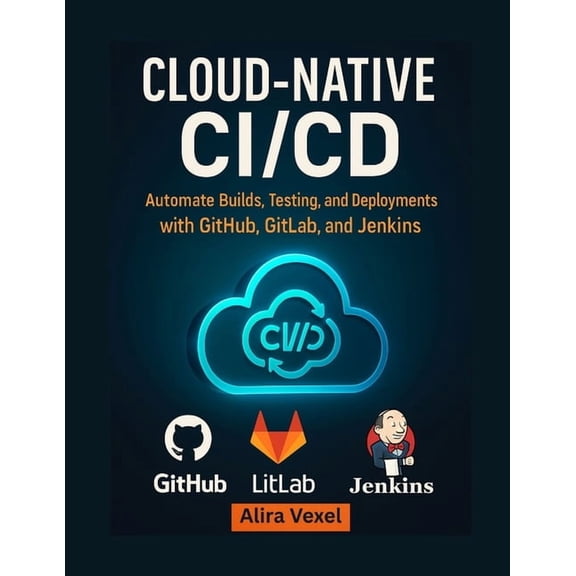 Cloud-Native CI/CD: Automate Builds, Testing, and Deployments with GitHub, GitLab, and Jenkins, (Paperback)