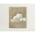thumbnail image 1 of Cloud, Neutral Wall Art, Warm Earth Tone Sky Art Poster, Farmhouse Decor, Beige Muted Vintage Clouds, Relaxing Posters Home Decor, 12x18 UNFRAMED, 1 of 3