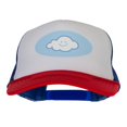 thumbnail image 1 of Cloud Nine Heat Transfer Foam Panel Mesh Snapback - White Royal OSFM, 1 of 5
