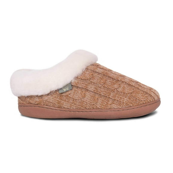 Cloud Nine Sheepskin Ladies Crochet Clog Slide Slippers