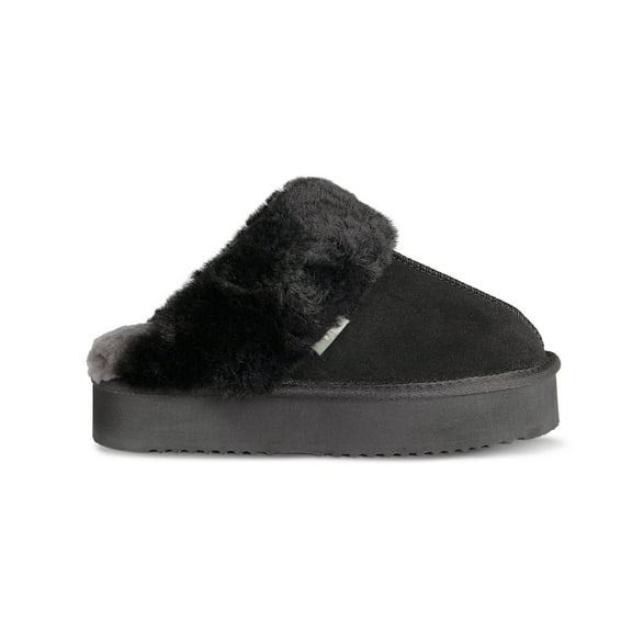 Cloud Nine Sheepskin Ladies Platform Scuff Slipper