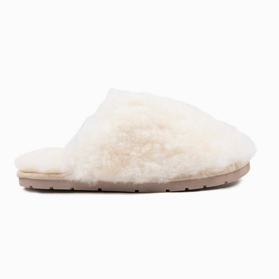 Cloud Nine Sheepskin Ladies Tanaya Scuff Fuzzy Fluffy Slippers