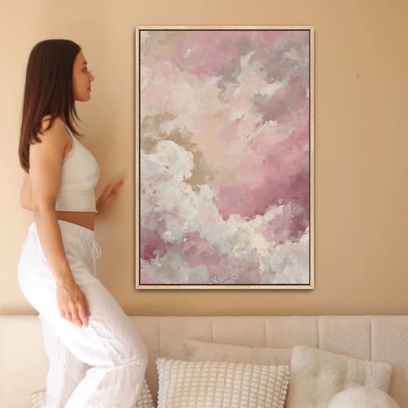 Cloud Painting Wall Art Sunset Sky Minimalist Poster